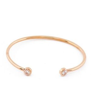 Stainless Steel Crystal Rhinestones Cuff